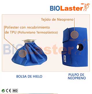 pulpo neopreno crioterapia terapia frio