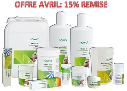 Avril: Mois de ROWO dans Biolaster. 15 % de Remise sur Tous les Produits